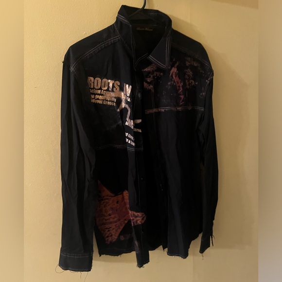 Vintage graphic button down - Picture 1 of 2